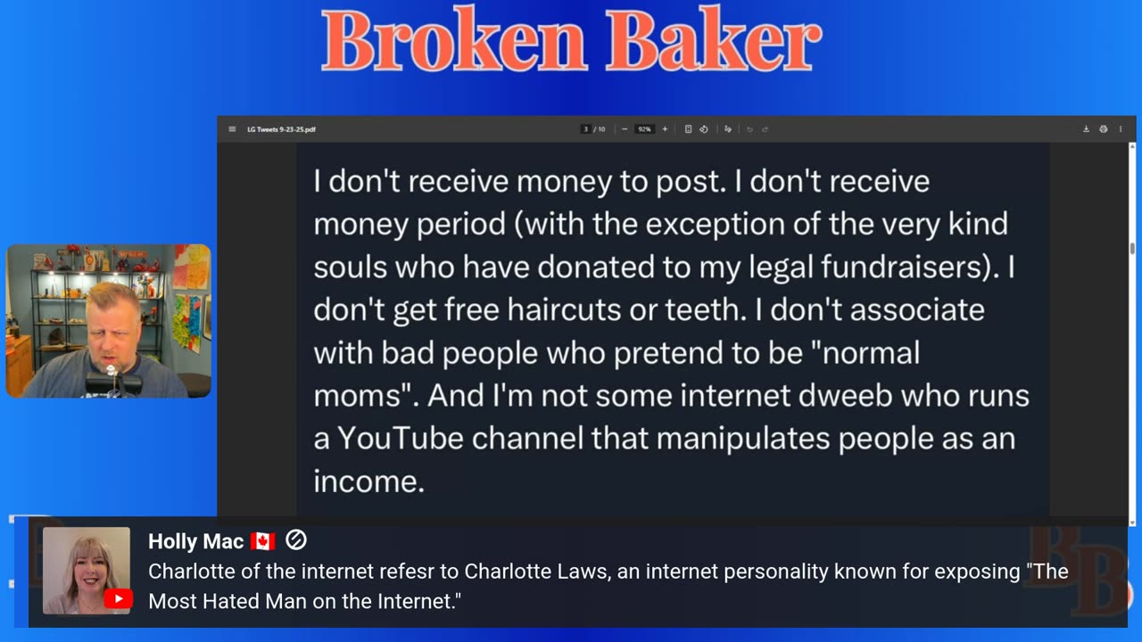 Baker in Session. Aidans case just went pear shaped, new trial coming up.
