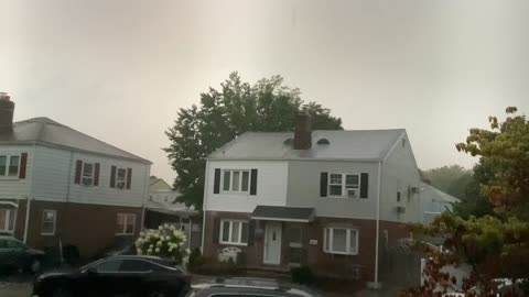 Lightning strike.