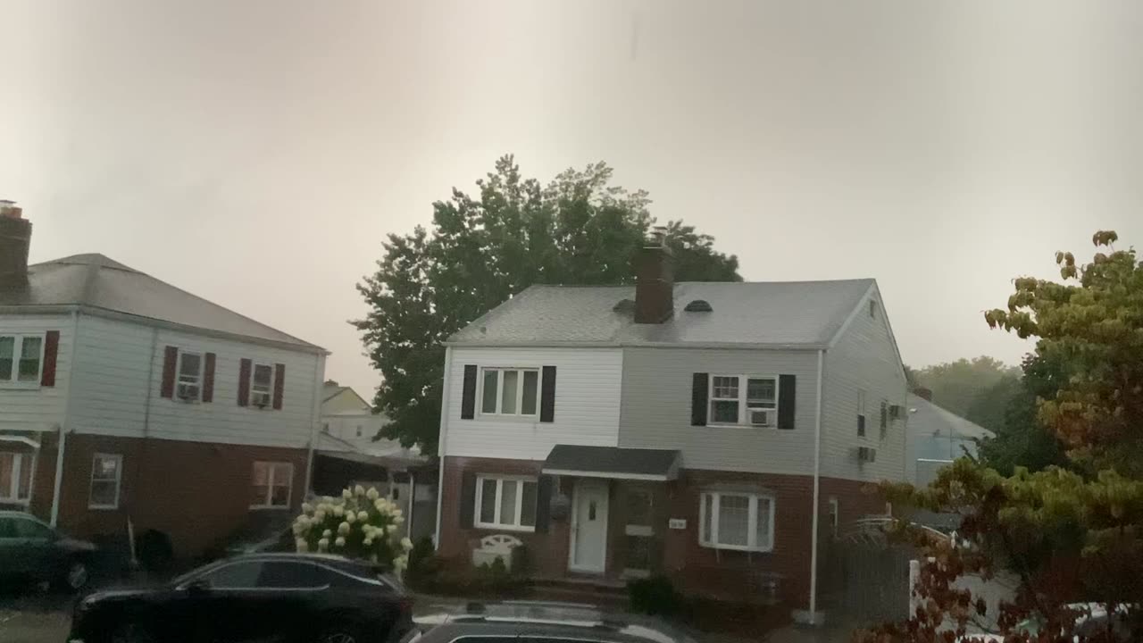 Lightning strike.