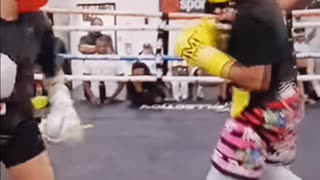 Floyd sparring Jarvis (2023)