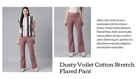 Go Colors Flare Pants: Stylish Comfort for Every Occasion