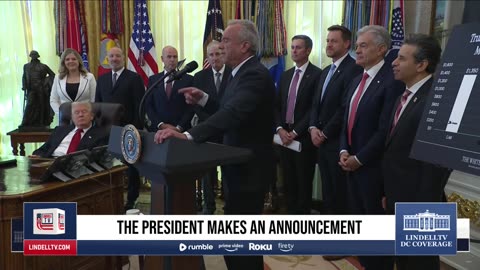 THE PRESIDENT MAKES AN ANNOUNCEMENT