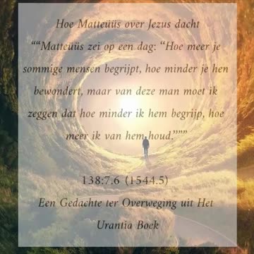 Hoe Mattheus over Jezus dacht