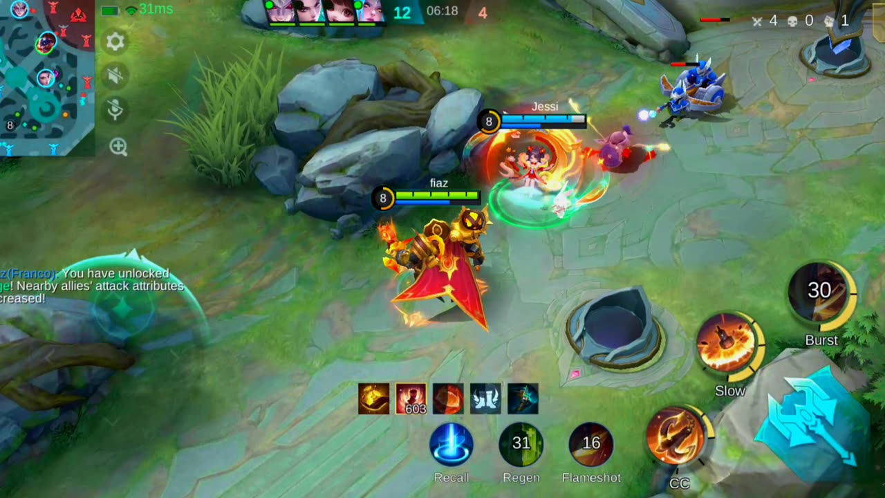 Mobile Legends Gameplay. Play with Franco’s Hooks and Crowd Control!