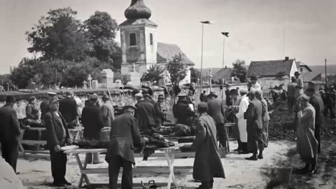 The brutal massacre and torture of the German people in 1945.
