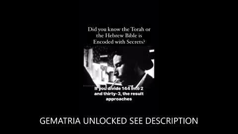 The TORAH & The HEBREW Bible Is Encoded With Secrets!