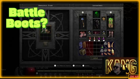 D2R Magic Finding : Battle Boots Drop! WOOT!
