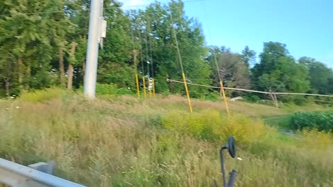 Exploring the back roads on the way to to beach