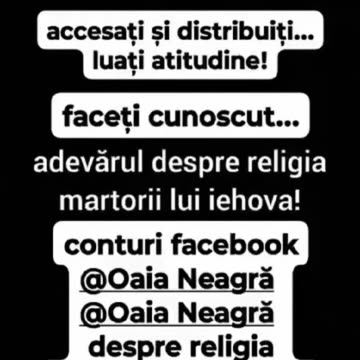 demascare religia martorii lui iehova