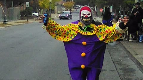 Attacked by a clown