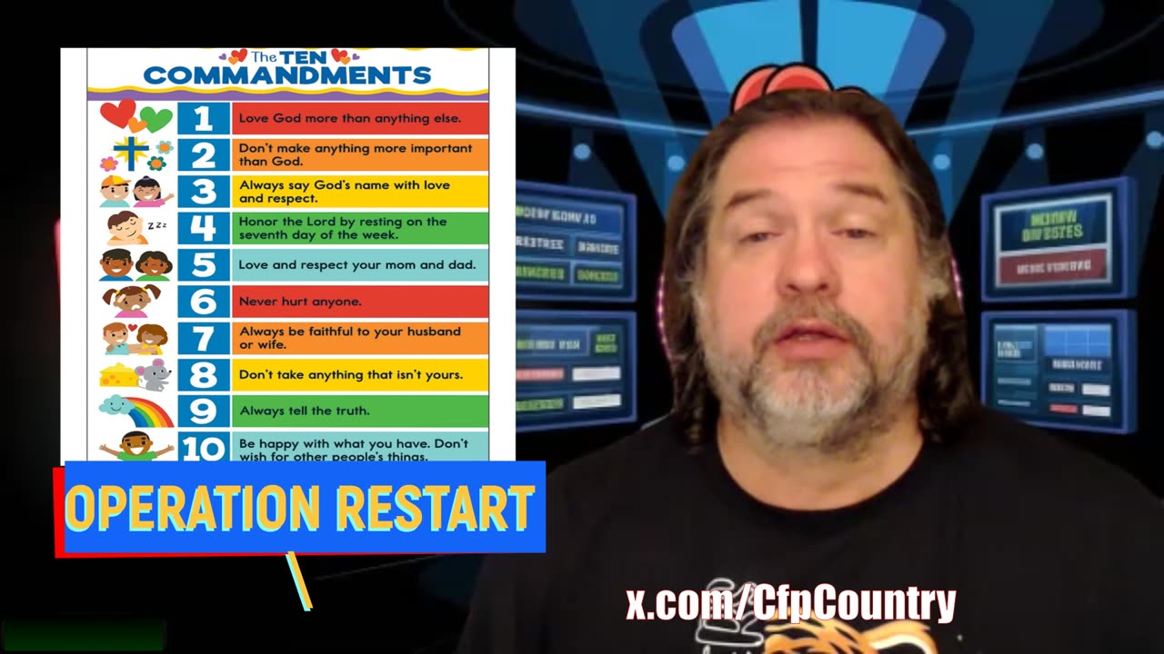 Country Fried News Show Short / The 10 Commandments