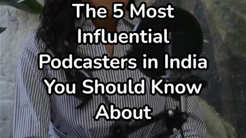🎙 Meet the Voices Behind India’s Top 5 Podcasts! 🔥📈
