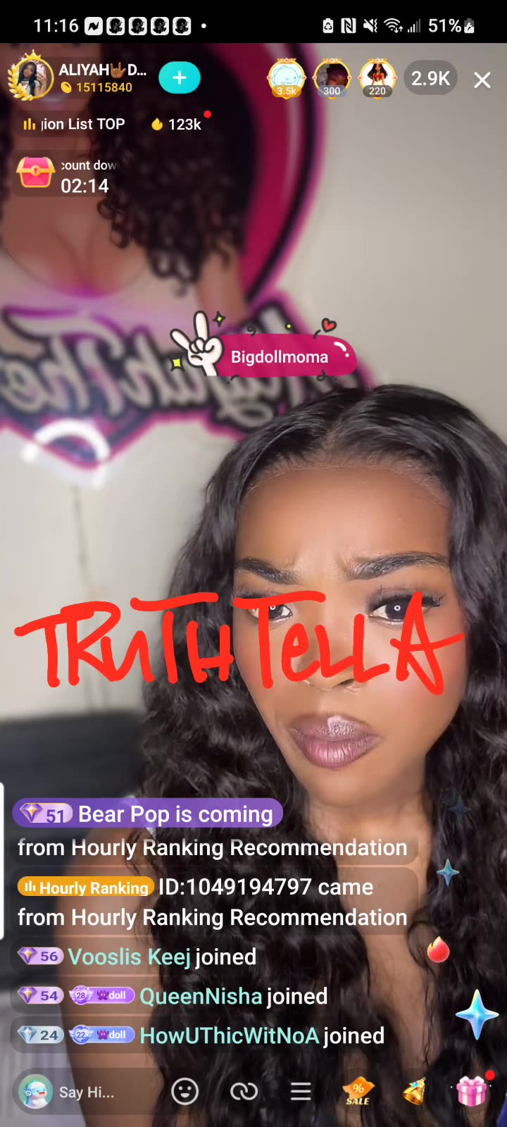 LIYAH THE DOLL TEAM PK WITH BIG CHI, DAREALSUPABIHH, LATENIGHT & FDR STORM ITS A BANGOUT THEN SOLO LIVE