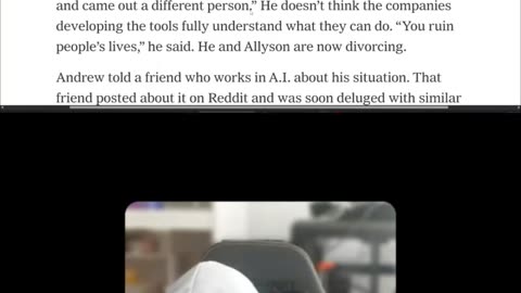 She chose the AI over her husband... then attacked him