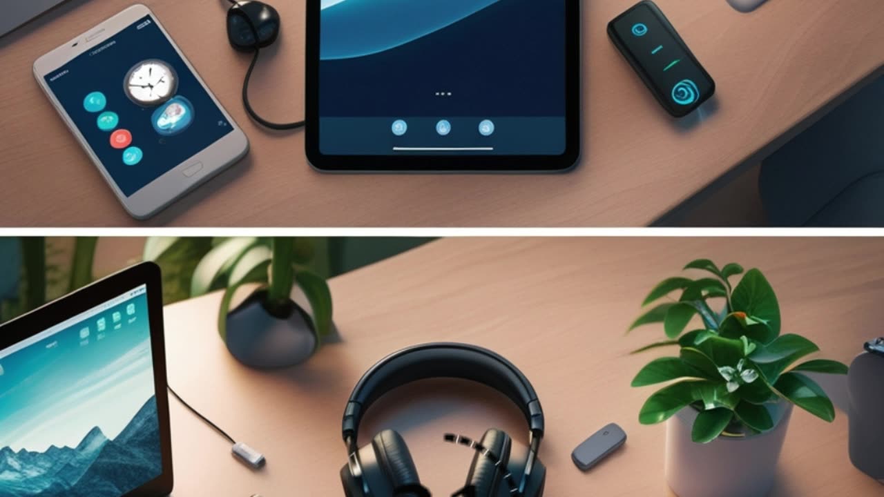 Can You Spot the 1 Difference? Tablet and Table Items! 🧐🔍
