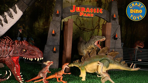 4 Hammond Collection True Fx Dinosaur Toys unboxed Jurassic World Rebirth Troodon, Velociraptor