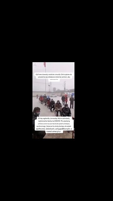 Chińczycy są zmuszani do testów PCR lub zostają odcięci od społeczeństwa.