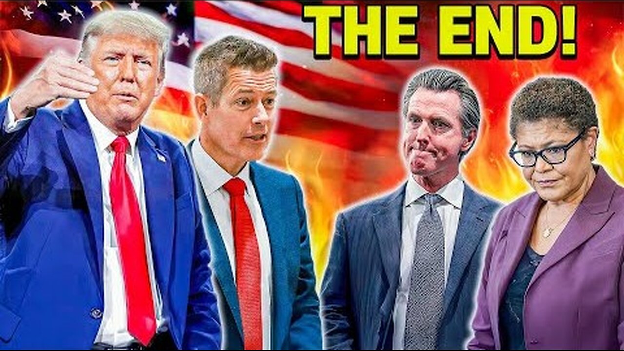 2Bombshell! Donald Trump & Sean Duffy EXPOSE Gavin Newsom & Karen Bass — They’re FINISHED!