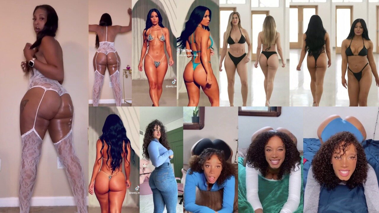 Ass compilation - Big bank tiktok challenge ❤️ClipchampGirls 2025