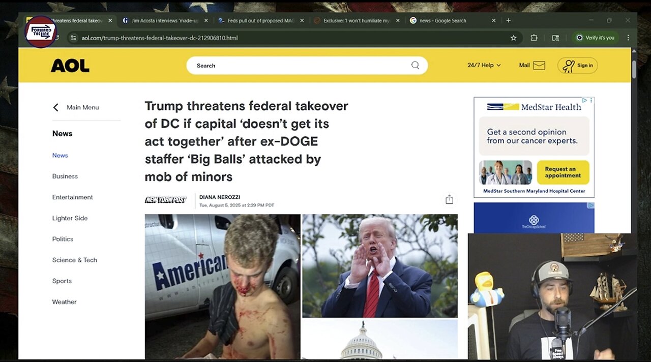 Kicked in the Big Balls & Federal Takeover - Episode 25 p.1 | Forward the Line Podcast