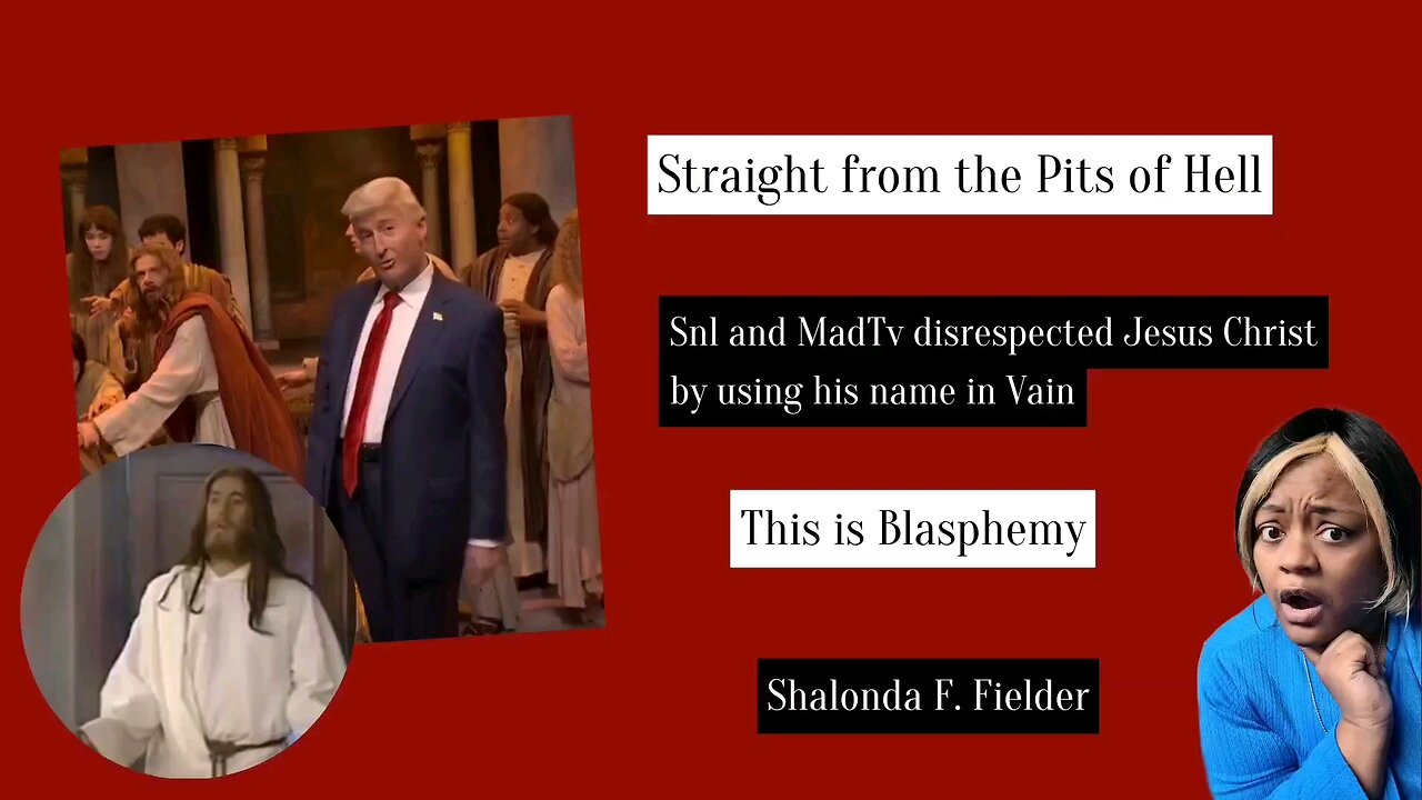 SNL and MadTV disrespected Jesus Christ by using his name in Vain(Blasphemy)