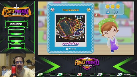 Cooking Mama Cookstar Vegetarian Fried Zucchini