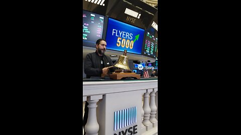 FLYERSS: / Breaking News FLYERS Stock jumped to $5000 Tec giant NAZONYC rings the opening bell #sora