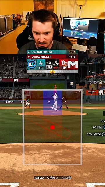 Jose Bautista Hits a grand slam in MLB THE SHOW 25