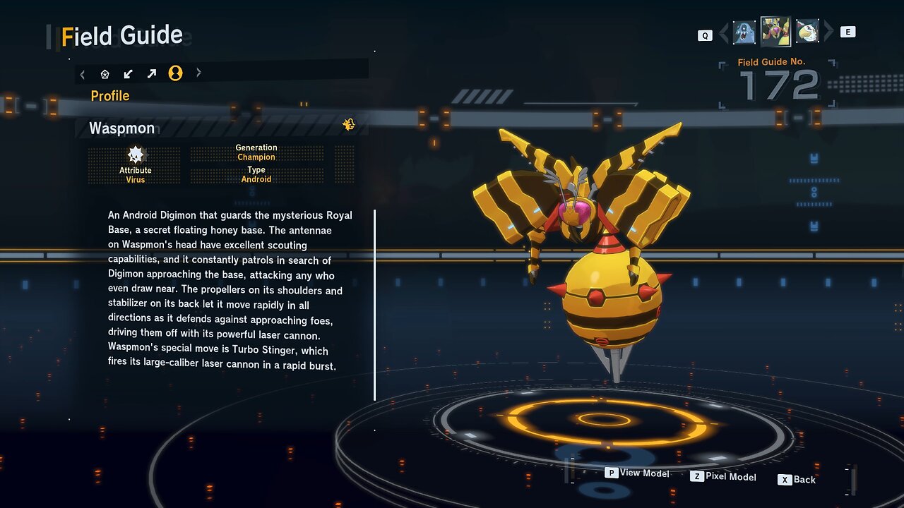 waspmon all digivolution/de-digivolution/profile Digimon Story Time Stranger