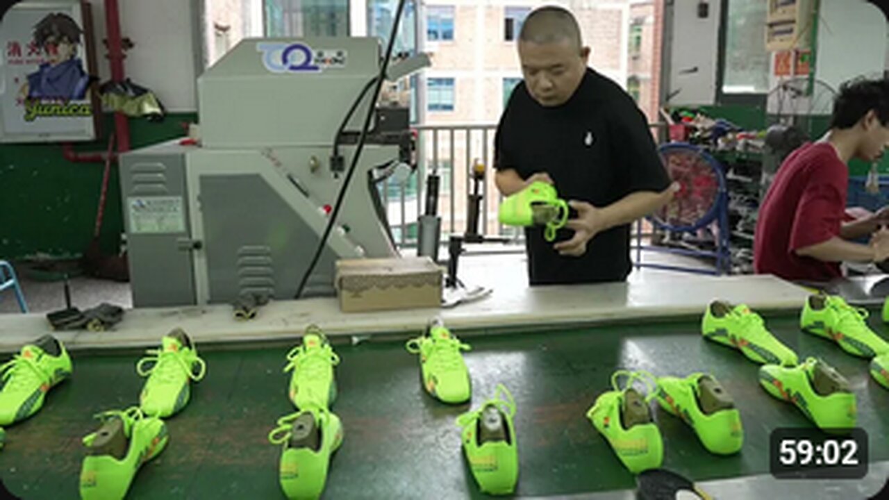 Respectable 7 Chinese mass production factories. Interesting production process