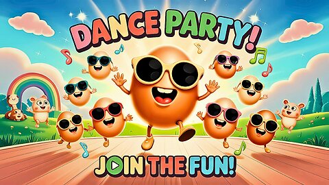Funny Egg Dancing for Baby | 3D Animation Cartoon | Little Joy Kids