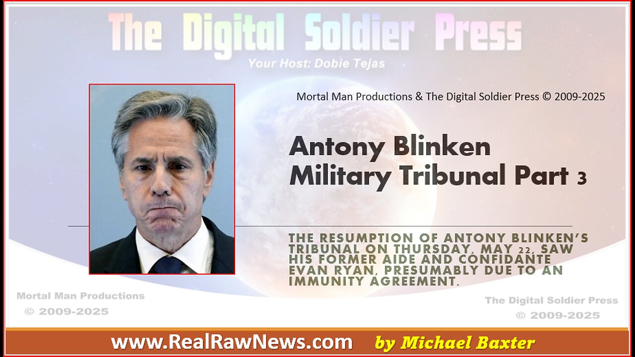 Antony Blinken Military Tribunal Part 3