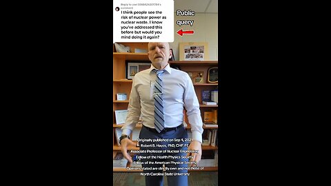 Just how bad is the nuclear waste problem? #health #physics