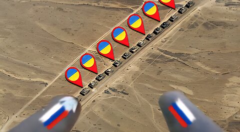 Ukraine s massive tank convoy collapsed in a major disaster. Hundreds of tanks were destroyed
