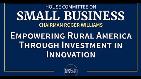 Empowering Rural America Through Investment in Innovation