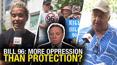 Controversial language law Bill 96 is 'destructive' and 'punishing' say protesters