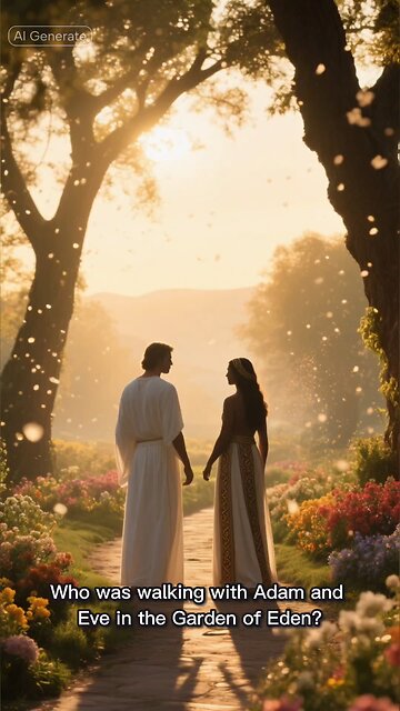 Who was walking with Adam and Eve in the Garden of Eden? 🙌🙌🚨✝️
