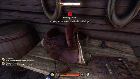 Kingdom Come Deliverance 2 - Swap out the documents in the saddlebags