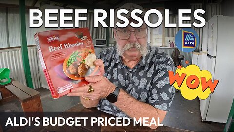 Aldi Beef Rissoles Review – $5.49 Aussie Meal Worth It - Taste Test & Honest Opinion 🇦🇺