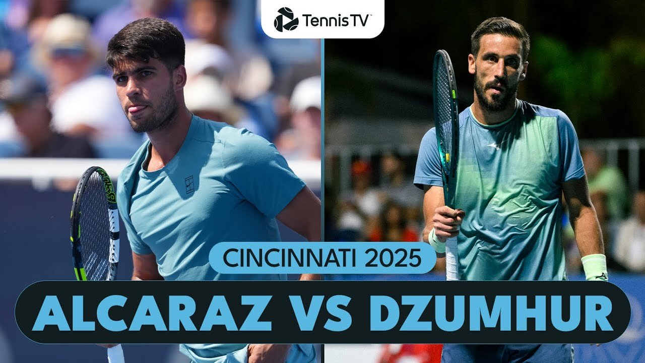 Carlos Alcaraz Returns To Tour vs Damir Dzumhur! | Cincinnati 2025 Match Highlights