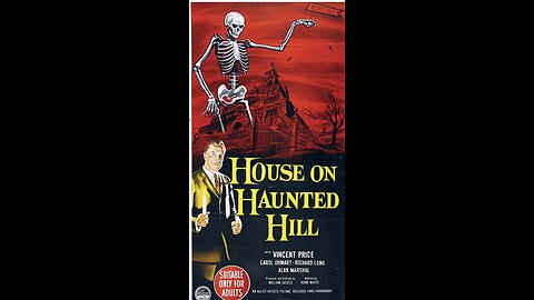 House on the Haunted Hill 1959 Horror colorized