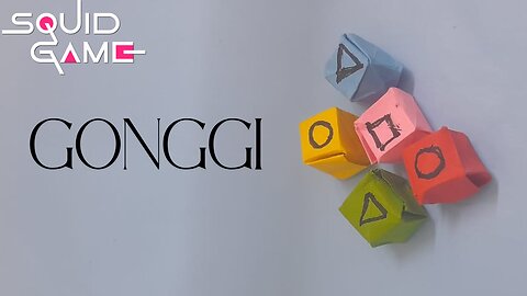 How to Make Gonggi with Paper | Easy DIY Traditional Korean Game From Squid Game