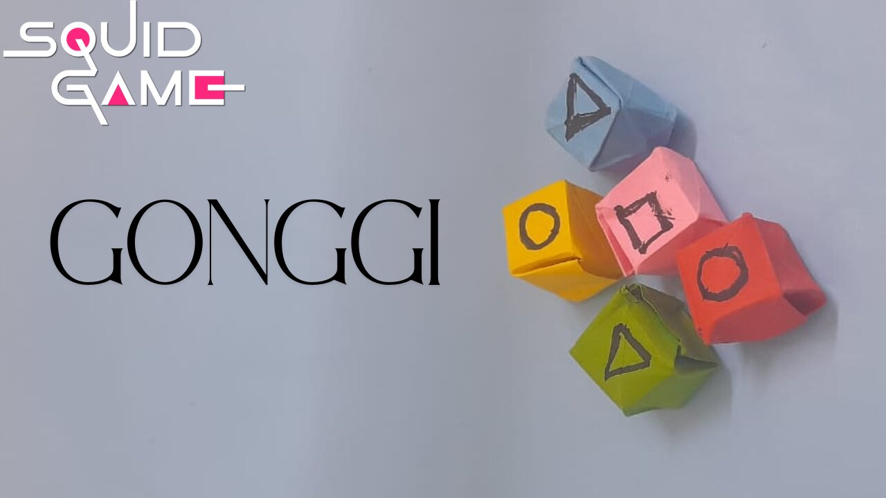 How to Make Gonggi with Paper | Easy DIY Traditional Korean Game From Squid Game