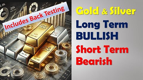 Gold & Silver Long Term BULLISH Short Term BEARISH