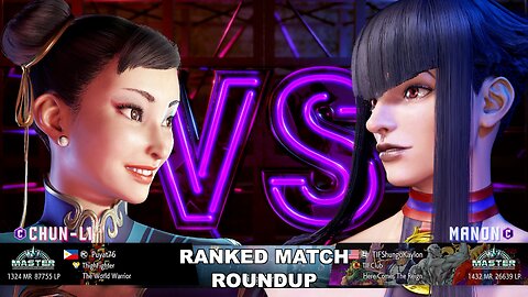 Kuya Kalbo SF6 Ranked Match Roundup. Chun Li Master Rank [Hori Fight Stick]