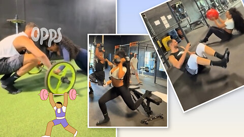 MEGAN THEE STALLION & KLAY THOMPSON HIT THE GYM TOGETHER