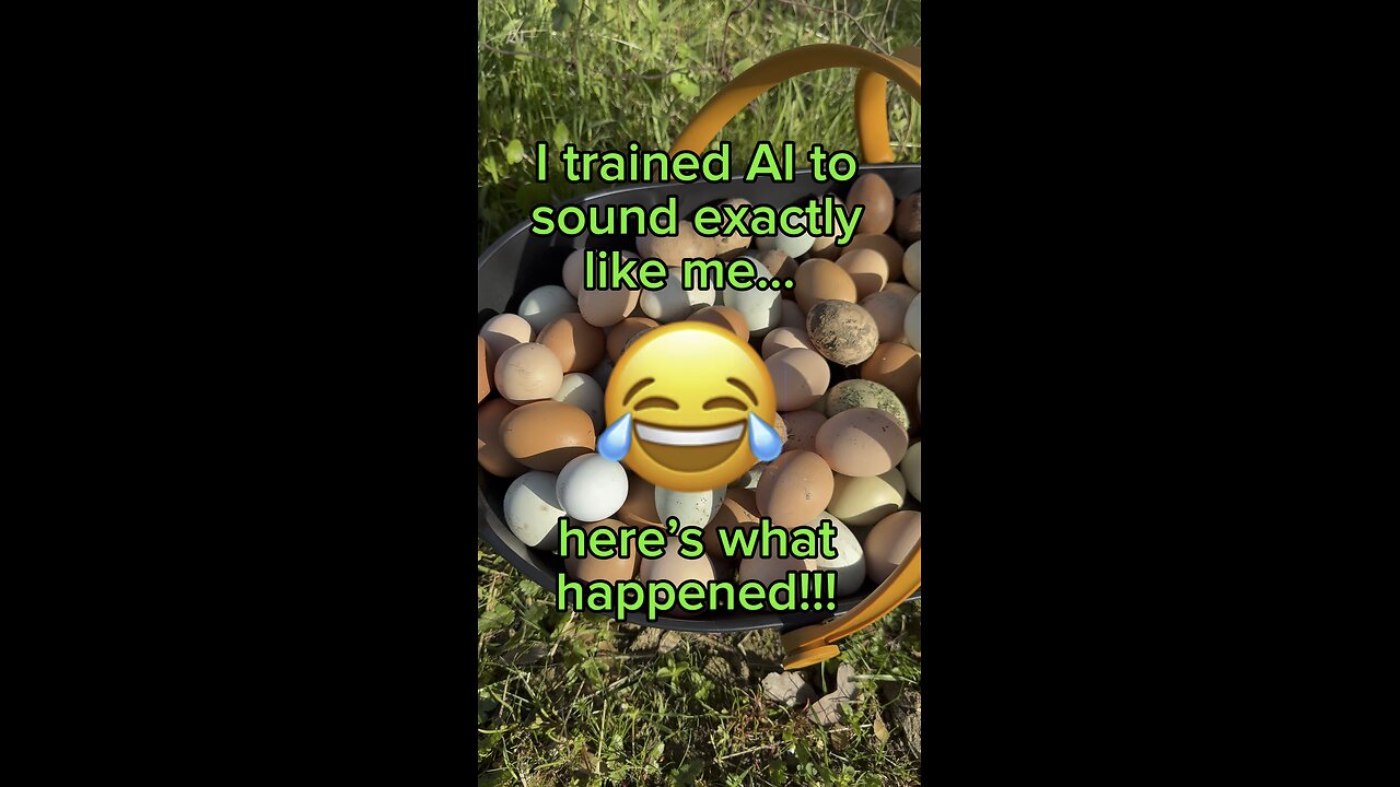I trained AI to sound exactly like me… and here’s what happened!!! 😂