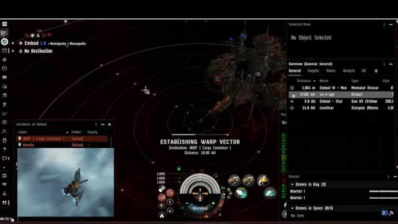 Warping to 0