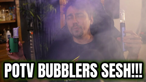 Planet of the Vapes Bubbler Attachment Sesh - HUGE Dry Herb Vape Hits