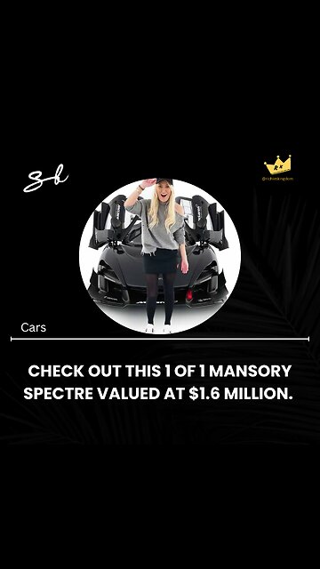 1 of 1 MANSORY SPECTRE VALUED AT $1.6 MILLION